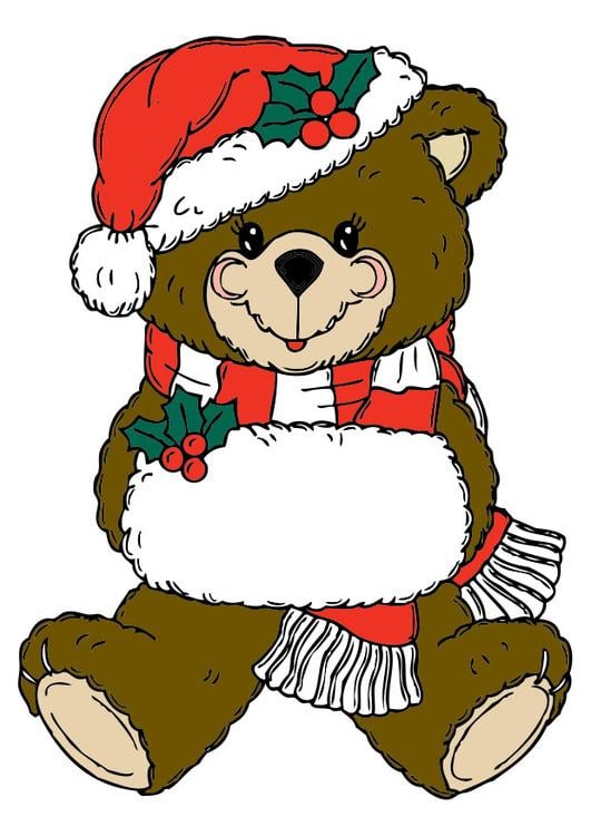 oso de navidad