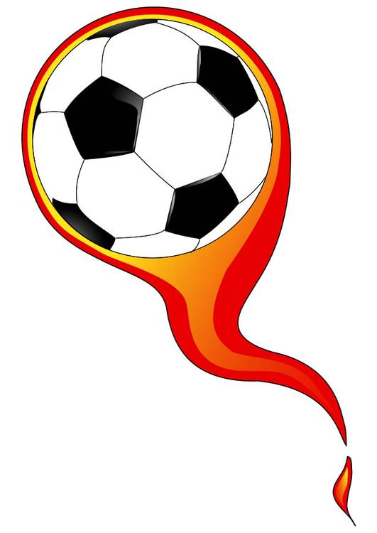 Pelota con llama