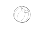 Dibujo para colorear pelota