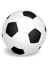 Dibujo para colorear pelota