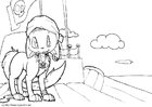 Dibujo para colorear Pirata