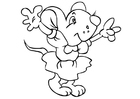Dibujo para colorear ratÃ³n