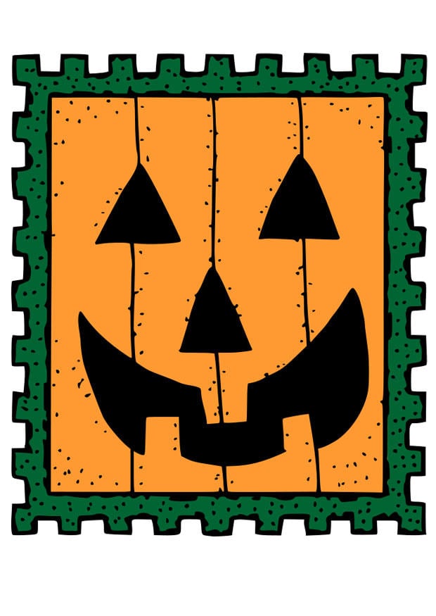 Imagen sello de Halloween