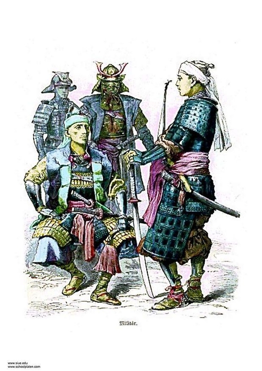 Imagen Soldados japoneses siglo XIX