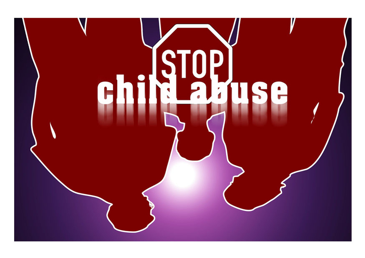 Imagen stop al abuso infantil