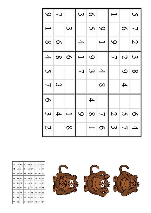 sudoku - monos