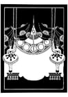 Dibujo para colorear teatro