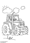 Dibujo para colorear Tractor