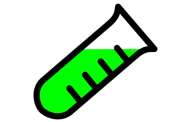 Imagen tubo de ensayo de laboratorio