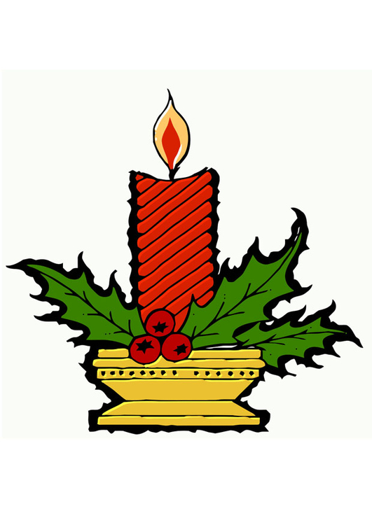 Imagen velas de navidad