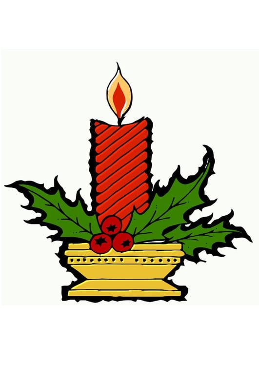 velas de navidad