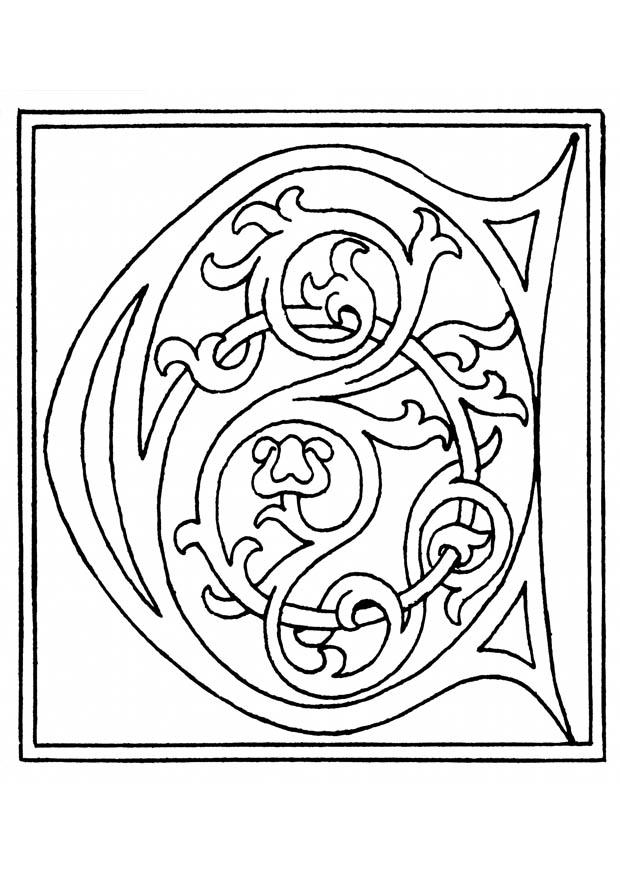 01a. alfabeto c Dibujo para colorear 01a. alfabeto c