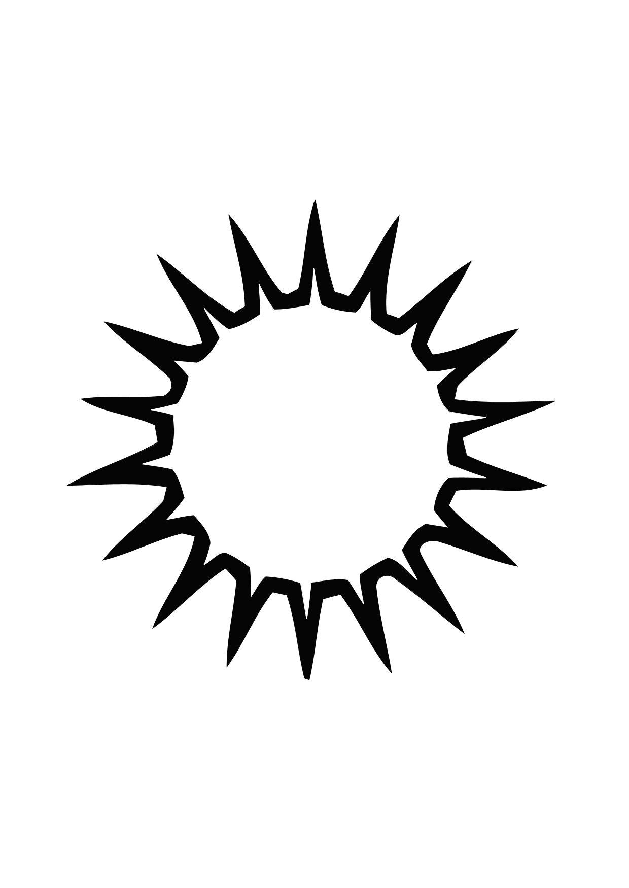 01a. sol Dibujo para colorear 01a. sol