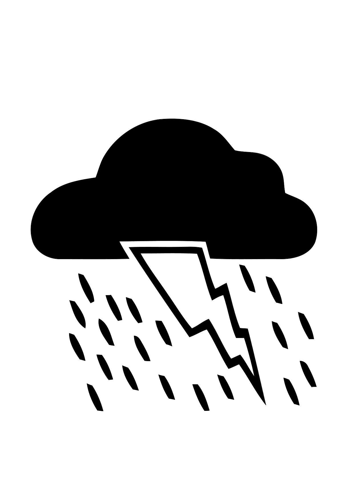 01a. tormenta Dibujo para colorear 01a. tormenta