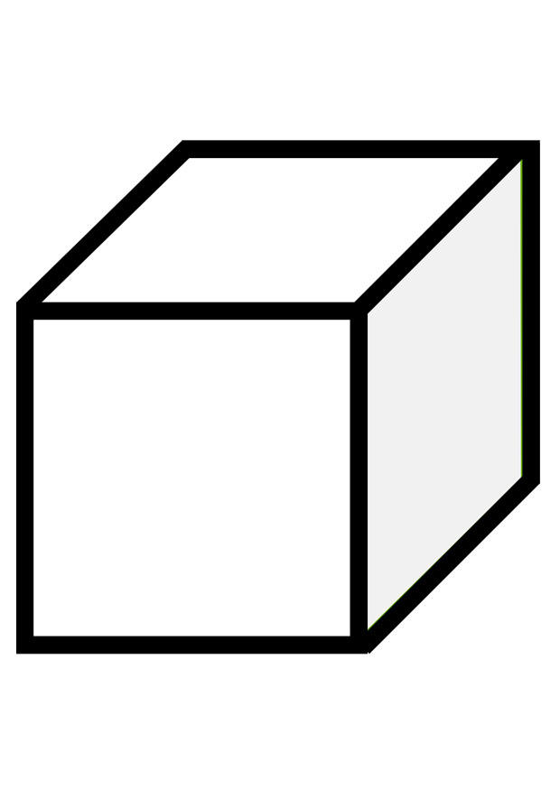1 cm3 Dibujo para colorear 1 cm3