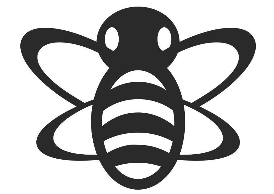 abeja Dibujo para colorear abeja