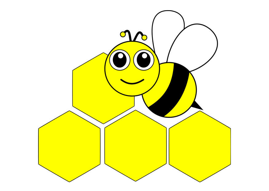 abeja - parte delantea Imagen abeja - parte delantea