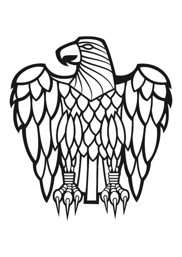 aguila Dibujo para colorear aguila