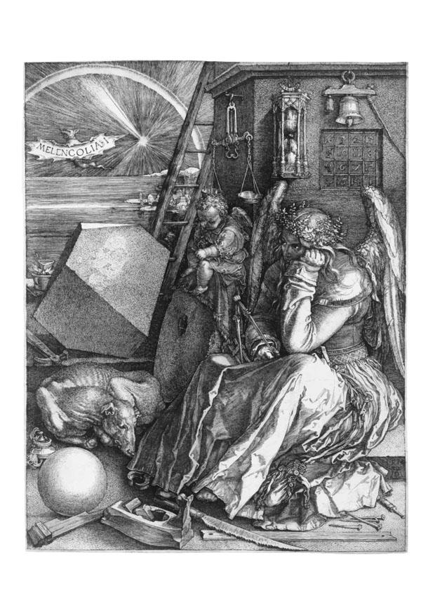 albrecht durer - melancolAa Dibujo para colorear albrecht durer - melancolAa