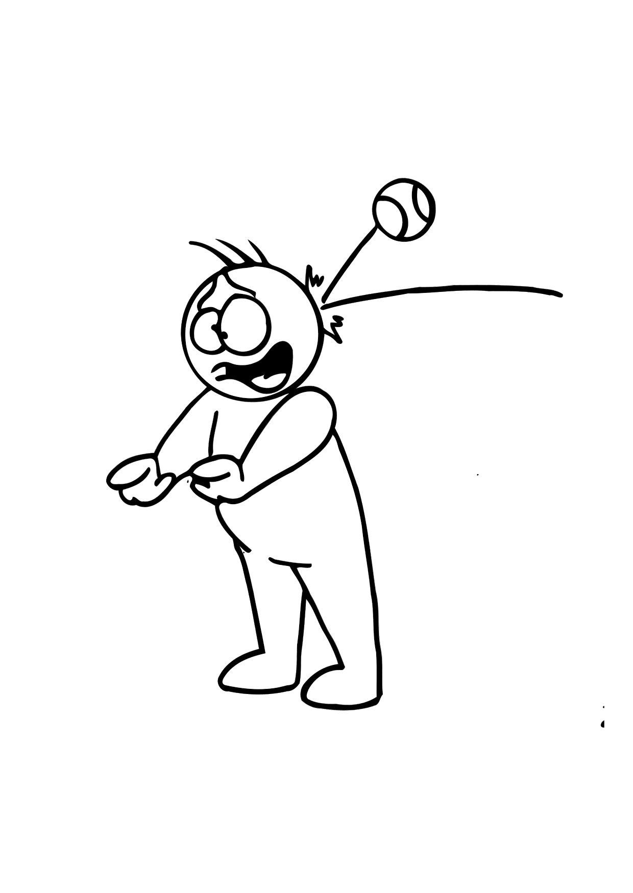 Dibujo para colorear alcanzado