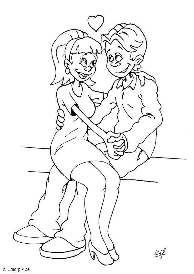 amor Dibujo para colorear amor