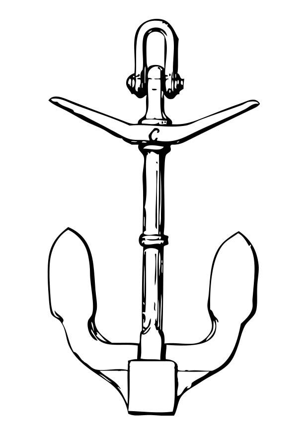 ancla Dibujo para colorear ancla