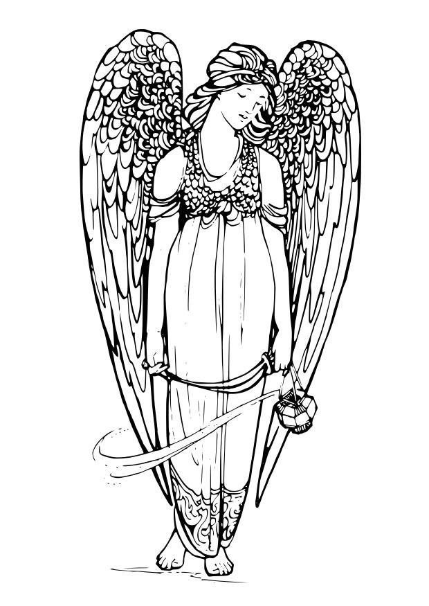 A¡ngel Dibujo para colorear A¡ngel