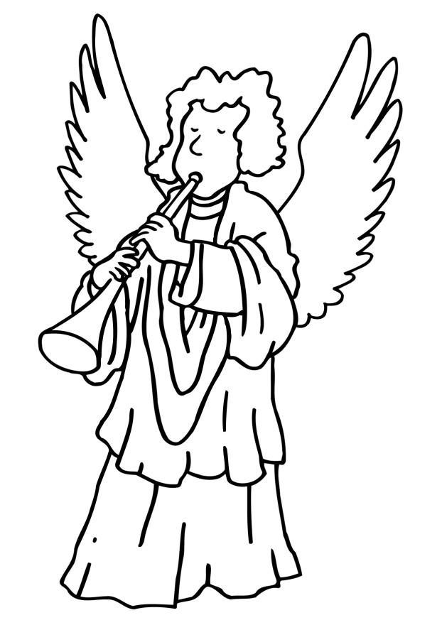 Angel Dibujo para colorear Angel