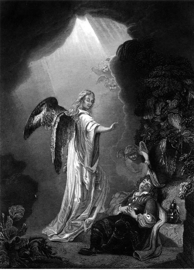 Angel - sueno de jacobo Dibujo para colorear Angel - sueno de jacobo