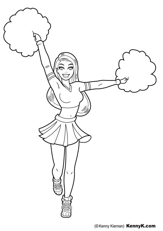 animadora Dibujo para colorear animadora
