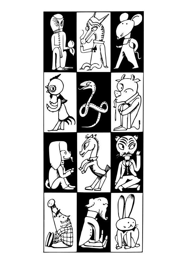 animales Dibujo para colorear animales