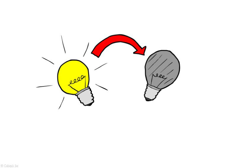 Imagen apagar la luz - ahorro de energA­a