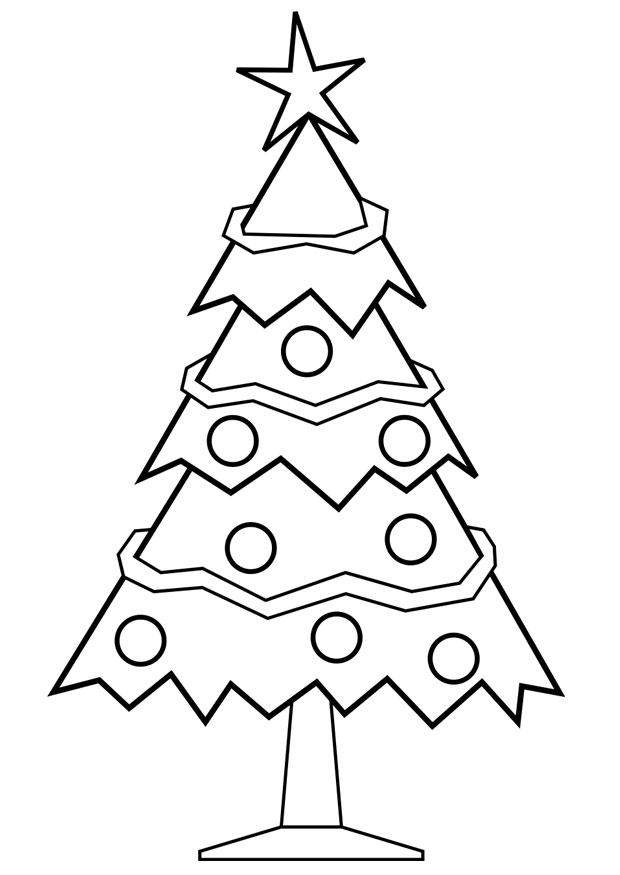 A¡rbol de navidad Dibujo para colorear A¡rbol de navidad