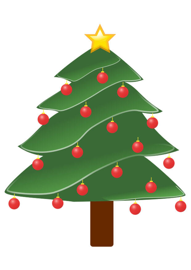 Imagen A¡rbol de navidad con bolas de navidad