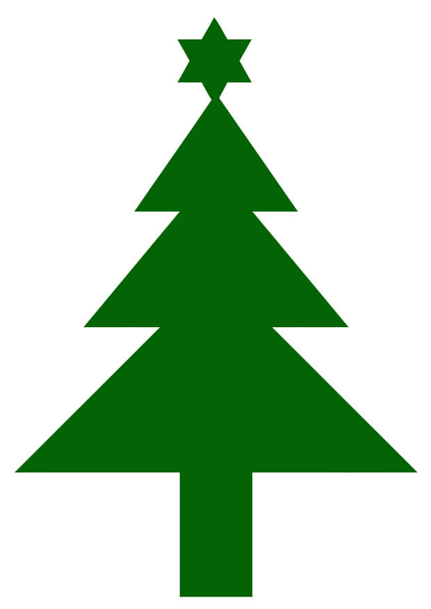 A¡rbol de navidad con estrella Imagen A¡rbol de navidad con estrella