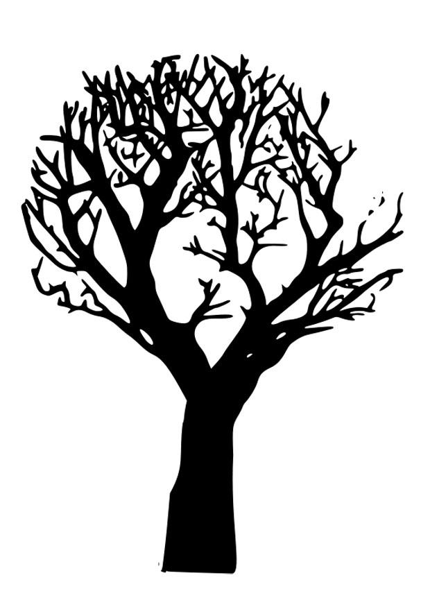 A¡rbol muerto Dibujo para colorear A¡rbol muerto
