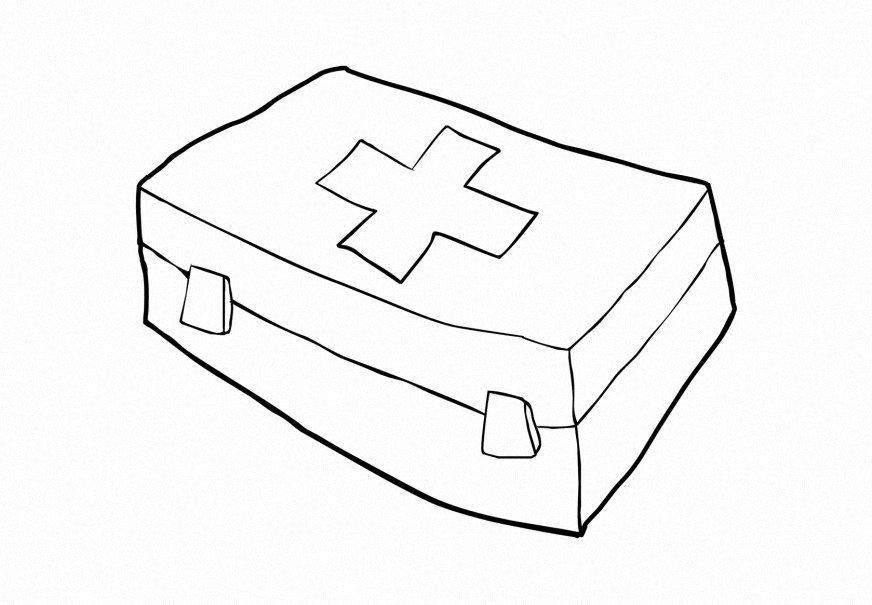 asistencia - salud Dibujo para colorear asistencia - salud