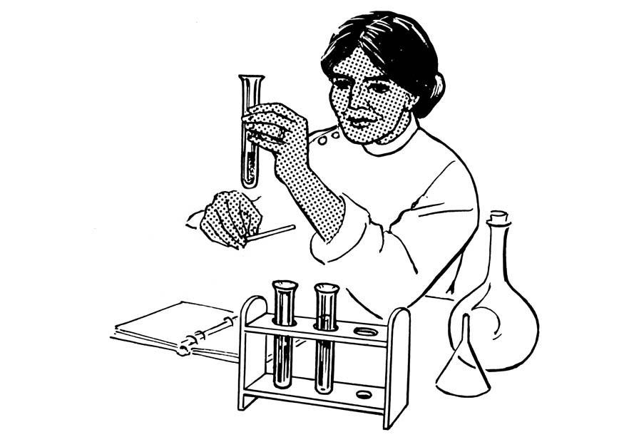 asistente de laboratorio Dibujo para colorear asistente de laboratorio
