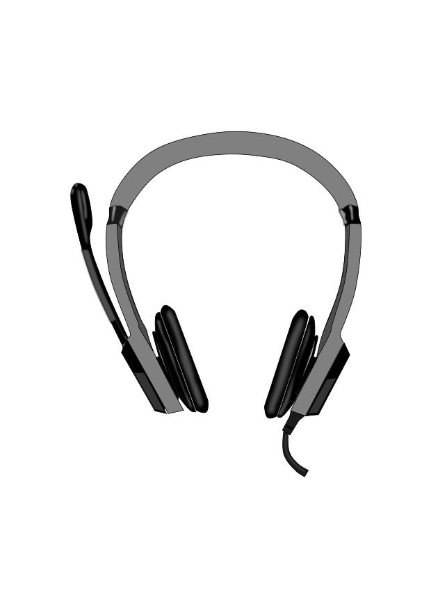 auriculares Dibujo para colorear auriculares
