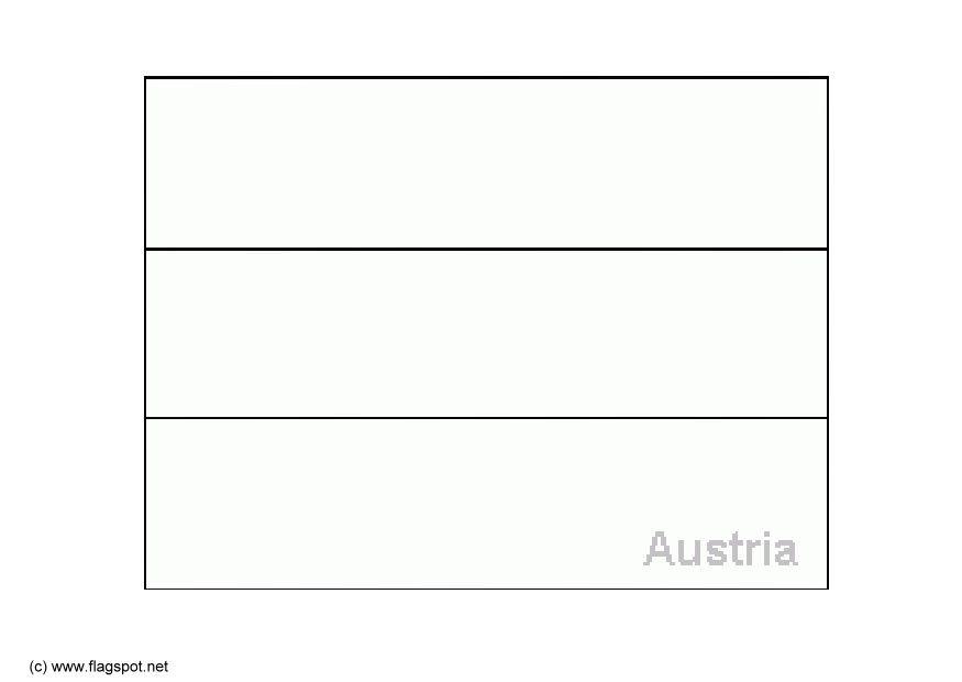 austria Dibujo para colorear austria