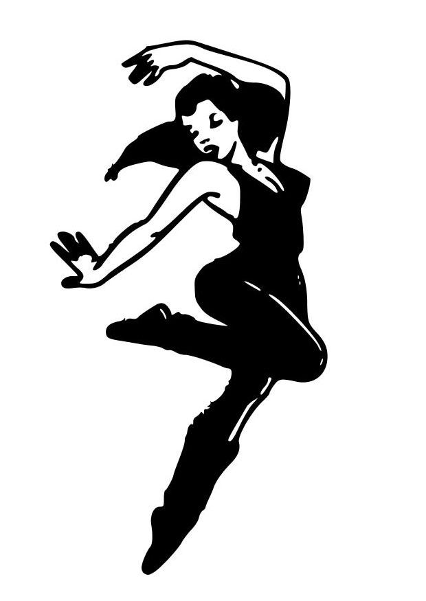 bailarina Dibujo para colorear bailarina