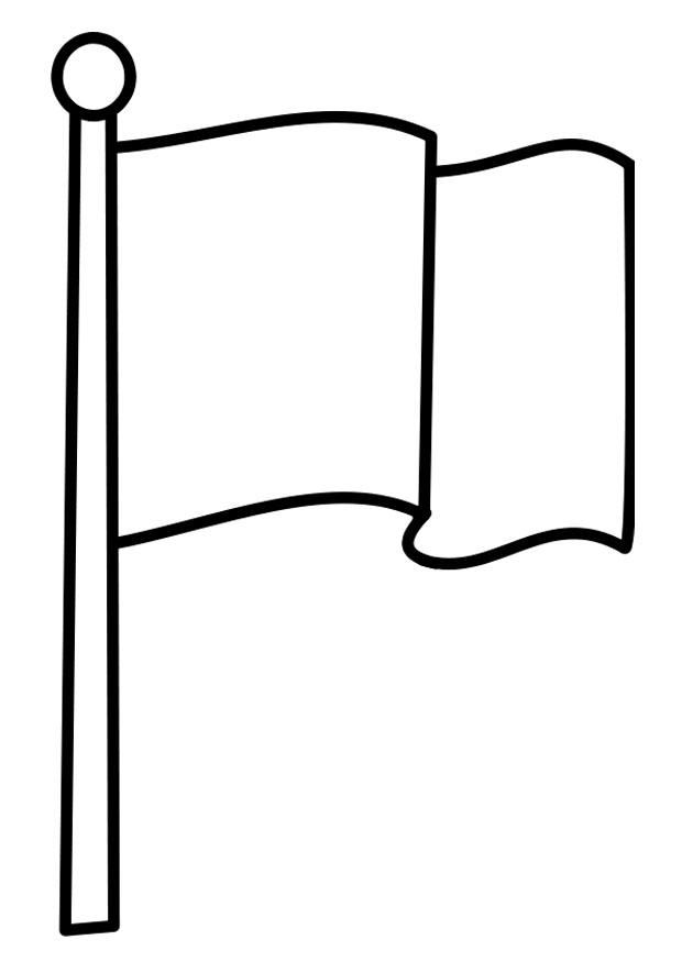 bandera Dibujo para colorear bandera