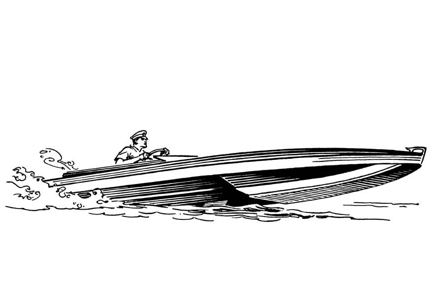 barco Dibujo para colorear barco