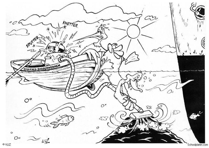 barco - barco de pesca Dibujo para colorear barco - barco de pesca