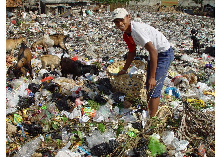 Foto barrios marginales de jakarta