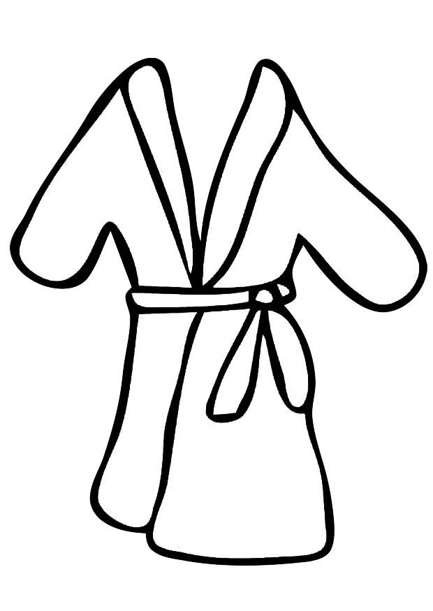 bata Dibujo para colorear bata