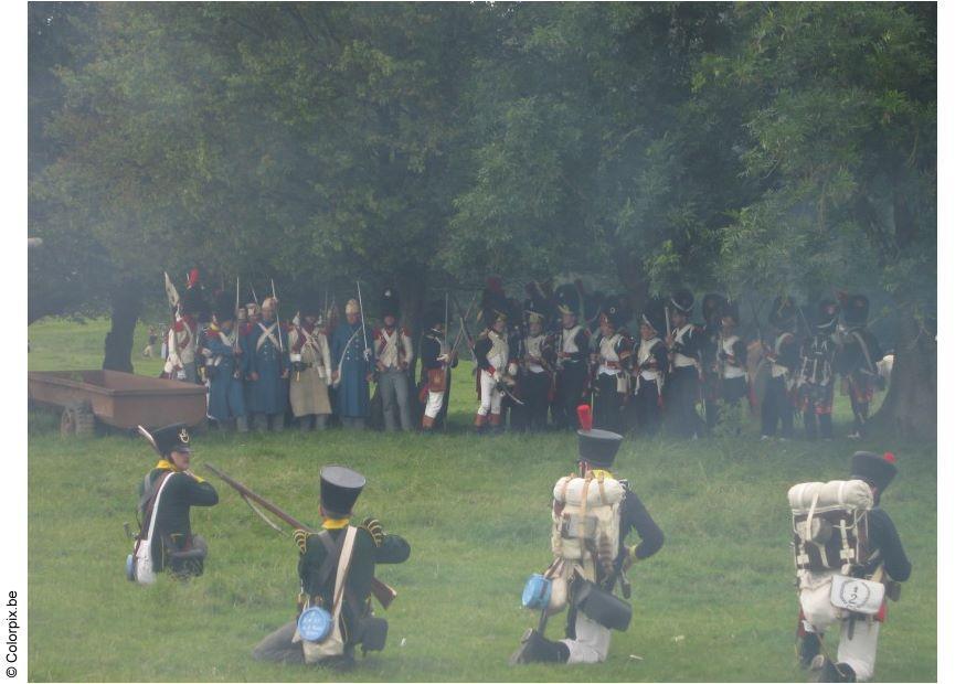 Foto batalla en waterloo
