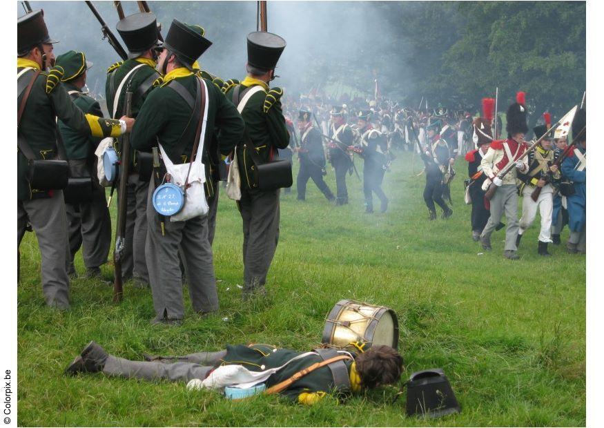 batalla en waterloo Foto batalla en waterloo