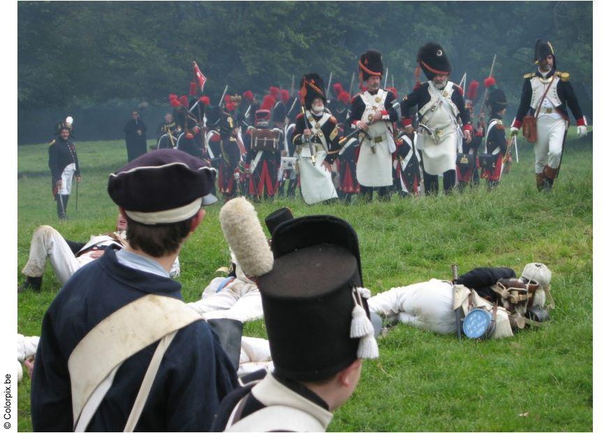 batalla en waterloo Foto batalla en waterloo
