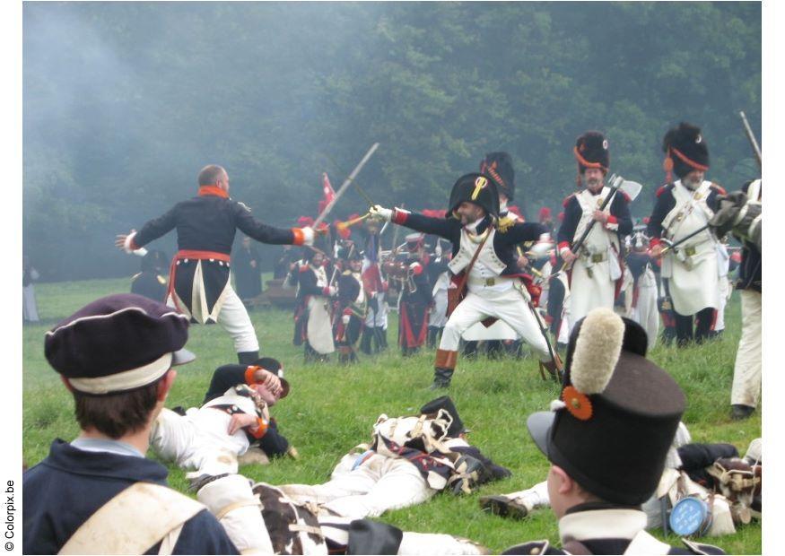 batalla en waterloo Foto batalla en waterloo